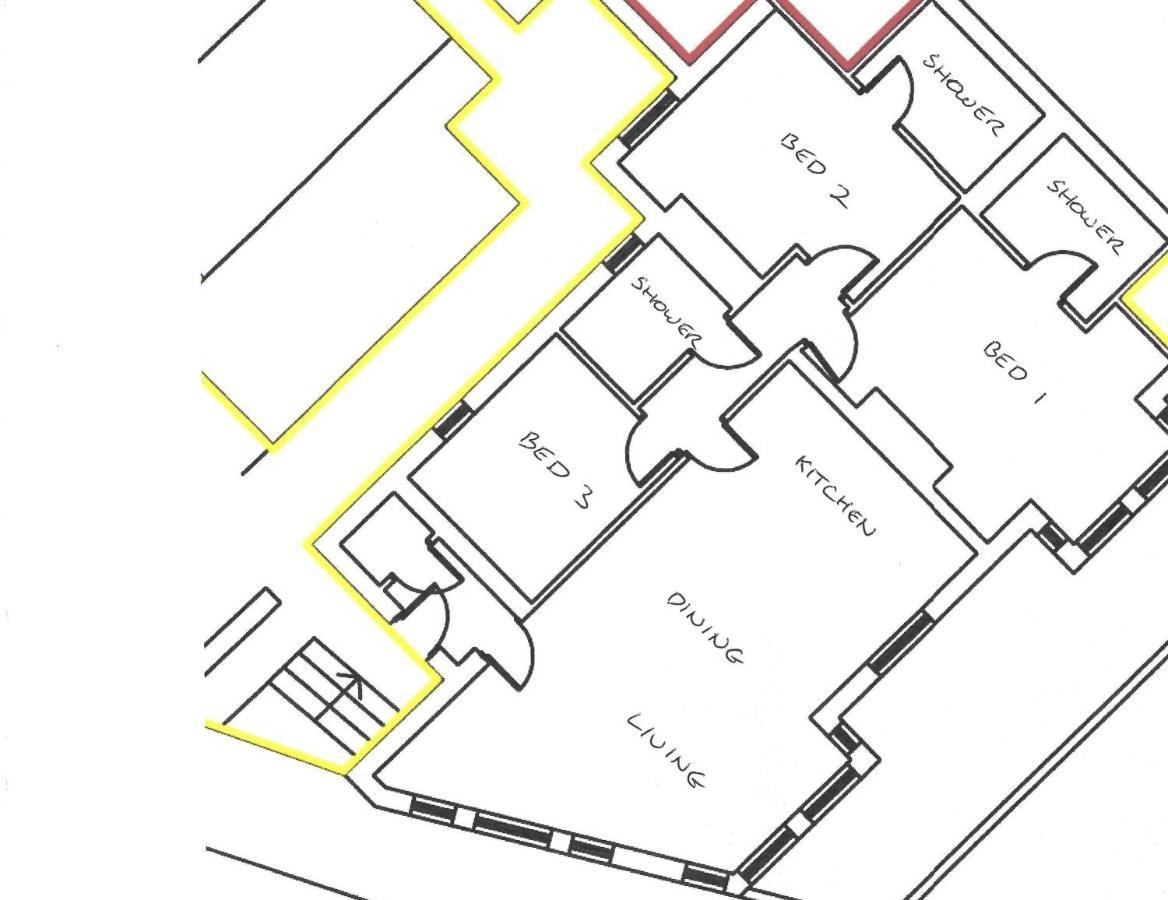 פלימות' Apartment Three - Free Private Car Park - Sleeps 6 - 3 Shower Rooms - By Ocean City Retreats מראה חיצוני תמונה